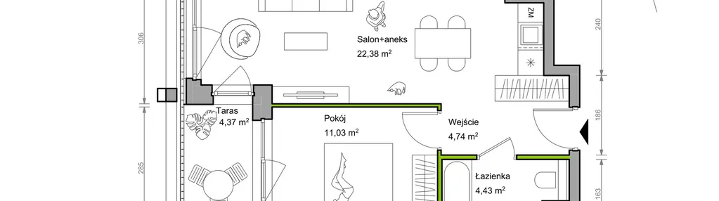 Mieszkanie w inwestycji: Bracka Vita