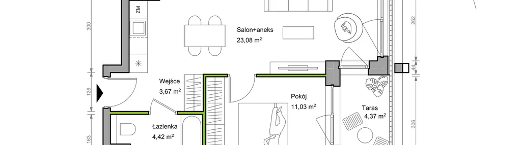 Mieszkanie w inwestycji: Bracka Vita