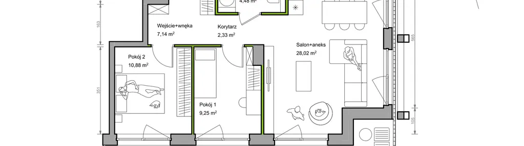 Mieszkanie w inwestycji: Bracka Vita