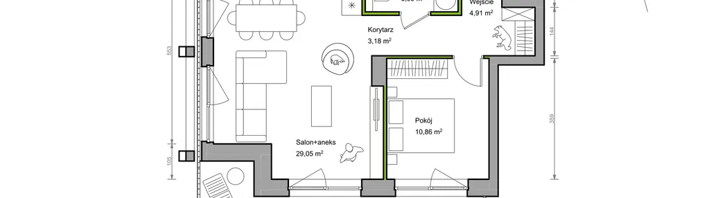 Mieszkanie w inwestycji: Bracka Vita