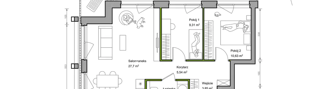 Mieszkanie w inwestycji: Bracka Vita