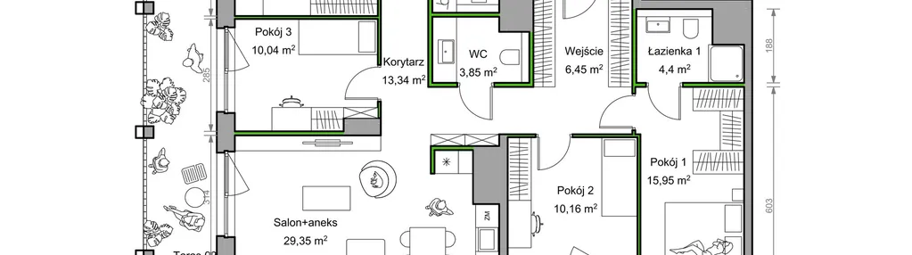 Mieszkanie w inwestycji: Bracka Vita