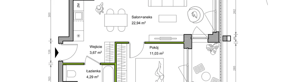 Mieszkanie w inwestycji: Bracka Vita