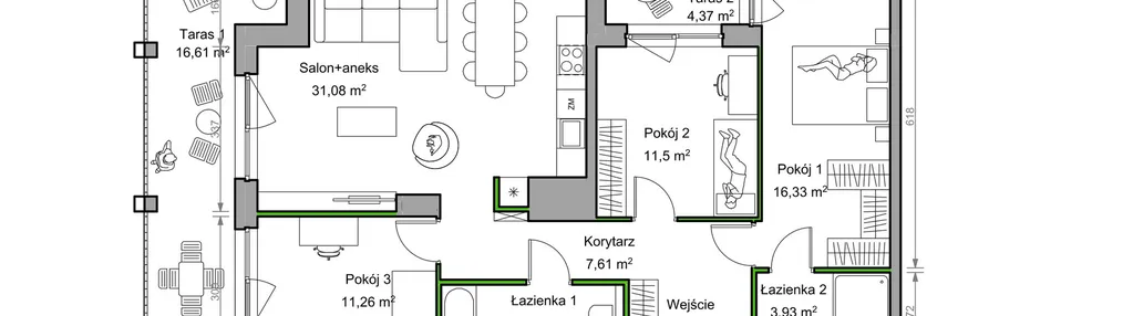 Mieszkanie w inwestycji: Bracka Vita