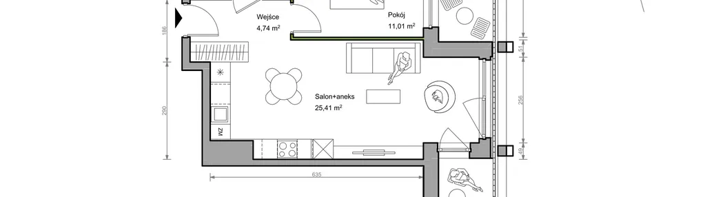 Mieszkanie w inwestycji: Bracka Vita