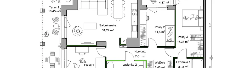 Mieszkanie w inwestycji: Bracka Vita