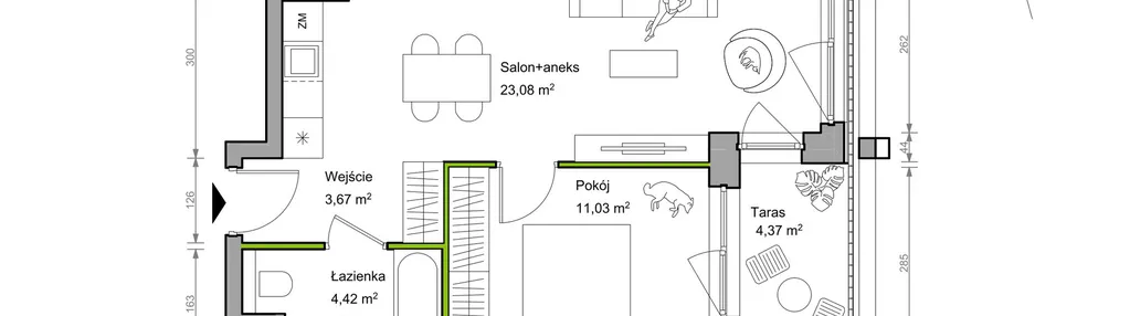Mieszkanie w inwestycji: Bracka Vita
