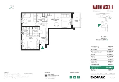 Mieszkanie w inwestycji: Karczewska 9
