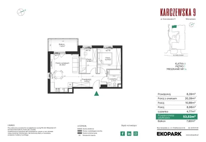 Mieszkanie w inwestycji: Karczewska 9