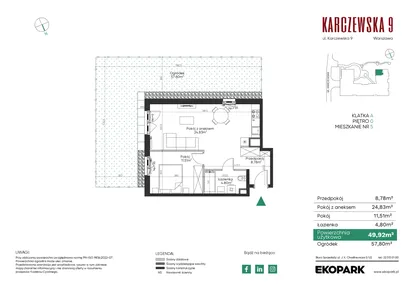 Mieszkanie w inwestycji: Karczewska 9
