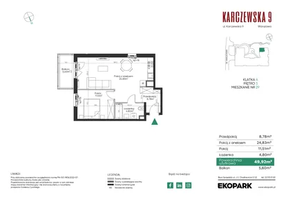 Mieszkanie w inwestycji: Karczewska 9
