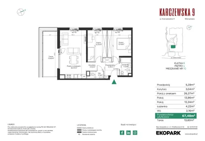 Mieszkanie w inwestycji: Karczewska 9