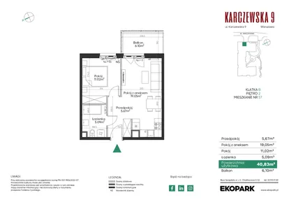 Mieszkanie w inwestycji: Karczewska 9