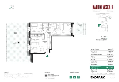 Mieszkanie w inwestycji: Karczewska 9