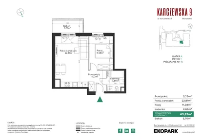 Mieszkanie w inwestycji: Karczewska 9
