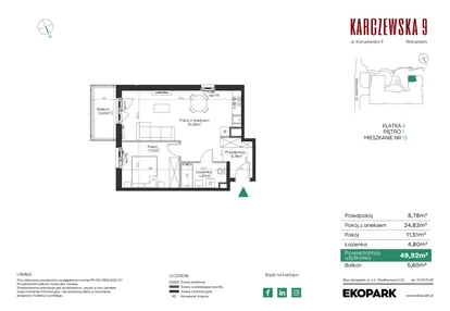 Mieszkanie w inwestycji: Karczewska 9