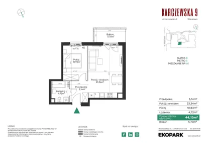 Mieszkanie w inwestycji: Karczewska 9
