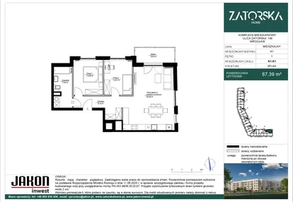 Mieszkanie w inwestycji: Zatorska Home