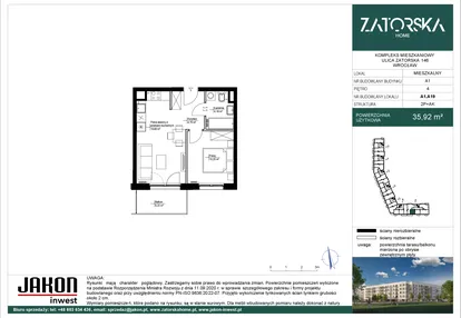 Mieszkanie w inwestycji: Zatorska Home