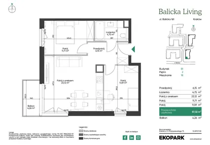 Mieszkanie w inwestycji: Balicka Living