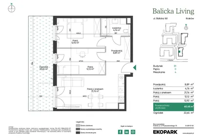 Mieszkanie w inwestycji: Balicka Living