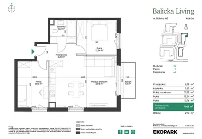 Mieszkanie w inwestycji: Balicka Living