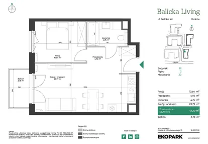 Mieszkanie w inwestycji: Balicka Living