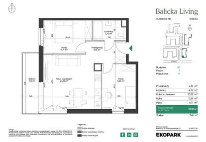 Mieszkanie w inwestycji: Balicka Living