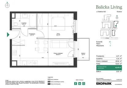 Mieszkanie w inwestycji: Balicka Living