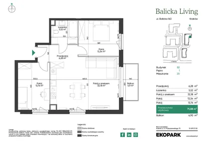 Mieszkanie w inwestycji: Balicka Living