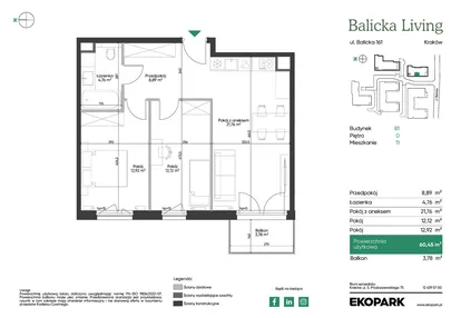 Mieszkanie w inwestycji: Balicka Living