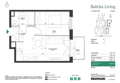 Mieszkanie w inwestycji: Balicka Living