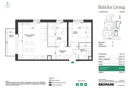 Mieszkanie w inwestycji: Balicka Living