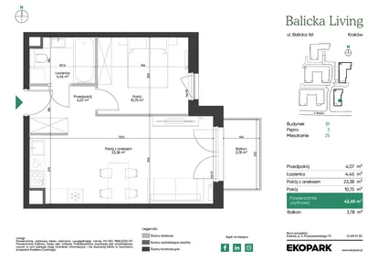 Mieszkanie w inwestycji: Balicka Living