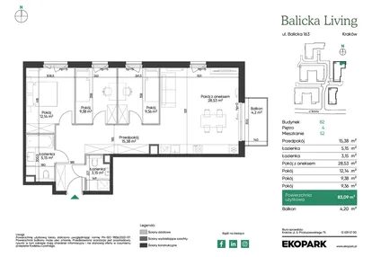 Mieszkanie w inwestycji: Balicka Living