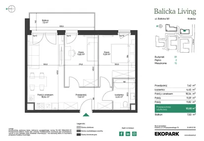 Mieszkanie w inwestycji: Balicka Living