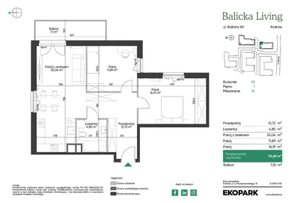 Mieszkanie w inwestycji: Balicka Living