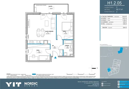 Mieszkanie w inwestycji: Nordic Bemowo - etap V