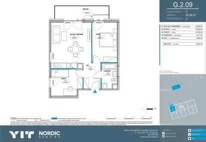 Mieszkanie w inwestycji: Nordic Bemowo - etap V