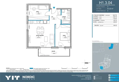 Mieszkanie w inwestycji: Nordic Bemowo - etap V