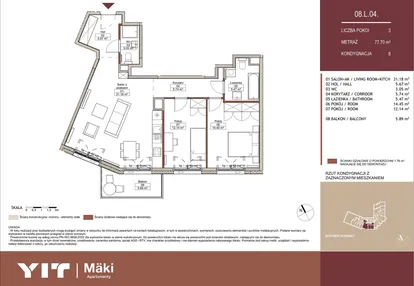 Mieszkanie w inwestycji: Mäki Apartamenty