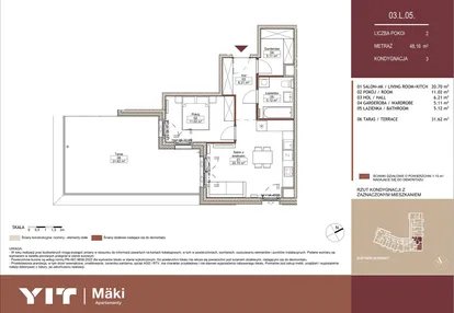 Mieszkanie w inwestycji: Mäki Apartamenty