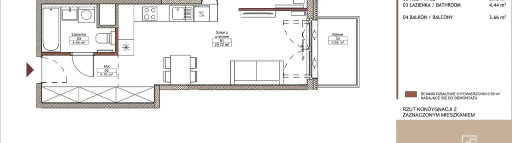 Mieszkanie w inwestycji: Mäki Apartamenty