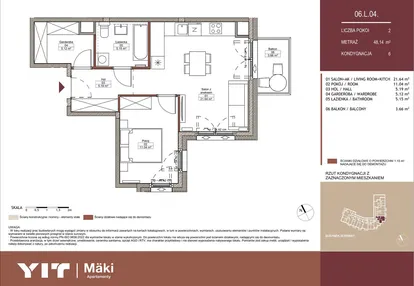 Mieszkanie w inwestycji: Mäki Apartamenty