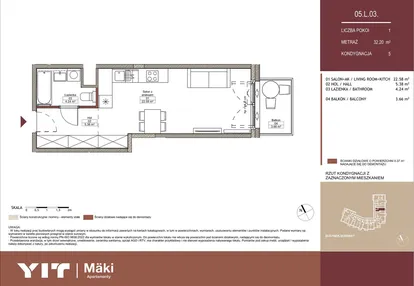 Mieszkanie w inwestycji: Mäki Apartamenty