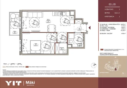 Mieszkanie w inwestycji: Mäki Apartamenty