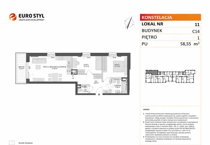 Mieszkanie w inwestycji: Konstelacja etap VII