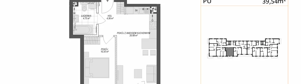 Mieszkanie w inwestycji: Konstelacja etap VII