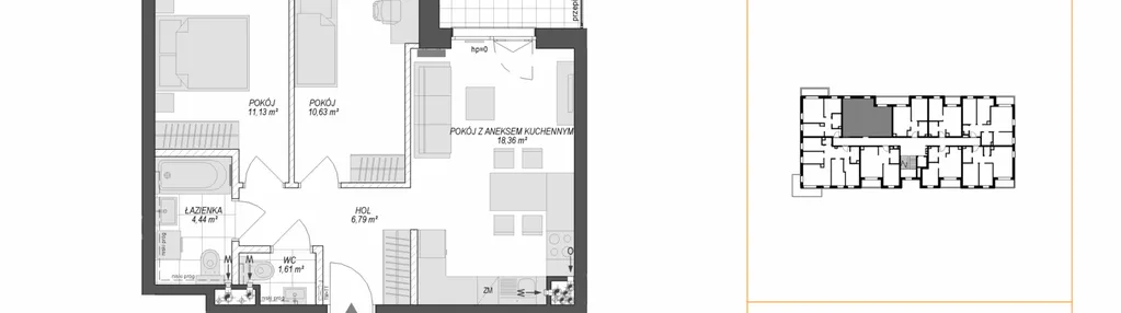 Mieszkanie w inwestycji: Konstelacja etap VII