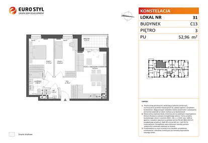 Mieszkanie w inwestycji: Konstelacja etap VII